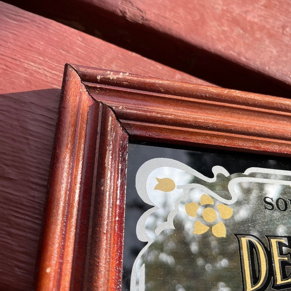 Vintage Delicious Coca-Cola Mirrored Advertising Sign - Picture 2 of 6